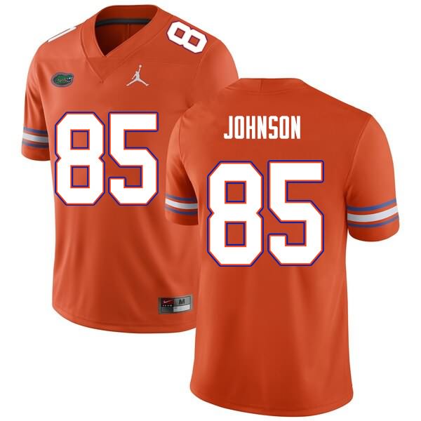 NCAA Florida Gators Kevin Johnson Men's #85 Nike Orange Stitched Authentic College Football Jersey IAT8664YY